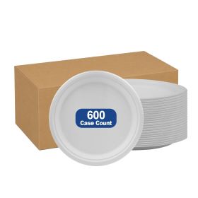 Progress 10.25" Fiber/Bagasse Dinner Plate 600 Count