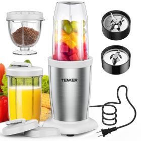 KOIOS 900W Personal Blender for Blending and Mixing, 11-Piece Countertop Blender Grinder Combo for Kitchen